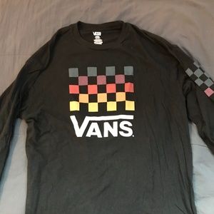 Vans Black Long Sleeve Tee.